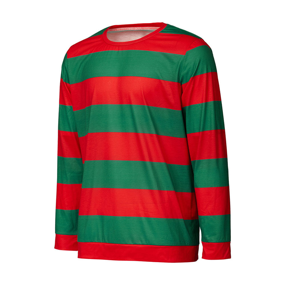 A Nightmare on Elm Street Costumes Freddy Krueger Cosplay Shirt for Men Halloween