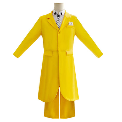 The Mask Costume Stanley Ipkiss The Mask Cosplay Yellow Full Outfit for Men Halloween