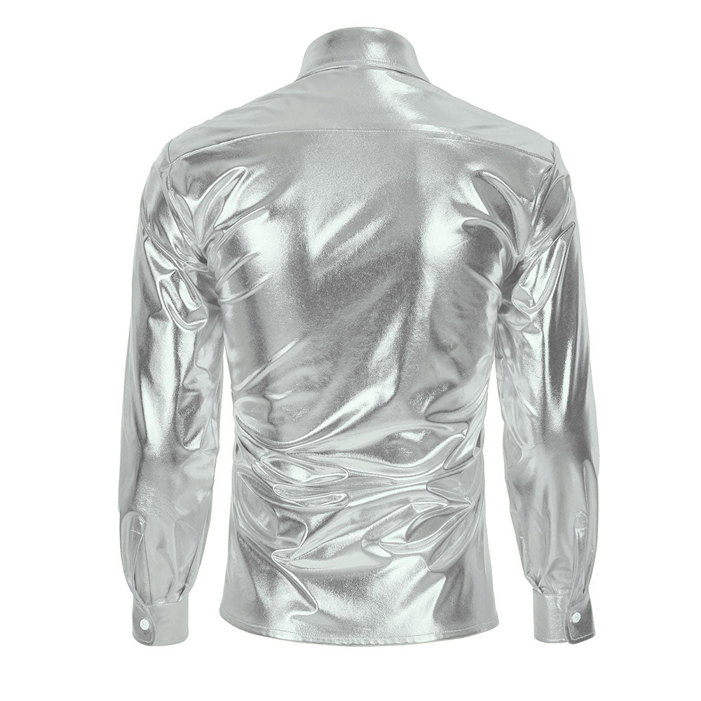 Hip-Hop Vintage Men's suits Party stage Nightclub Shiny Performance Suit Halloween