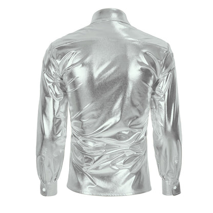 Hip-Hop Vintage Men's suits Party stage Nightclub Shiny Performance Suit Halloween