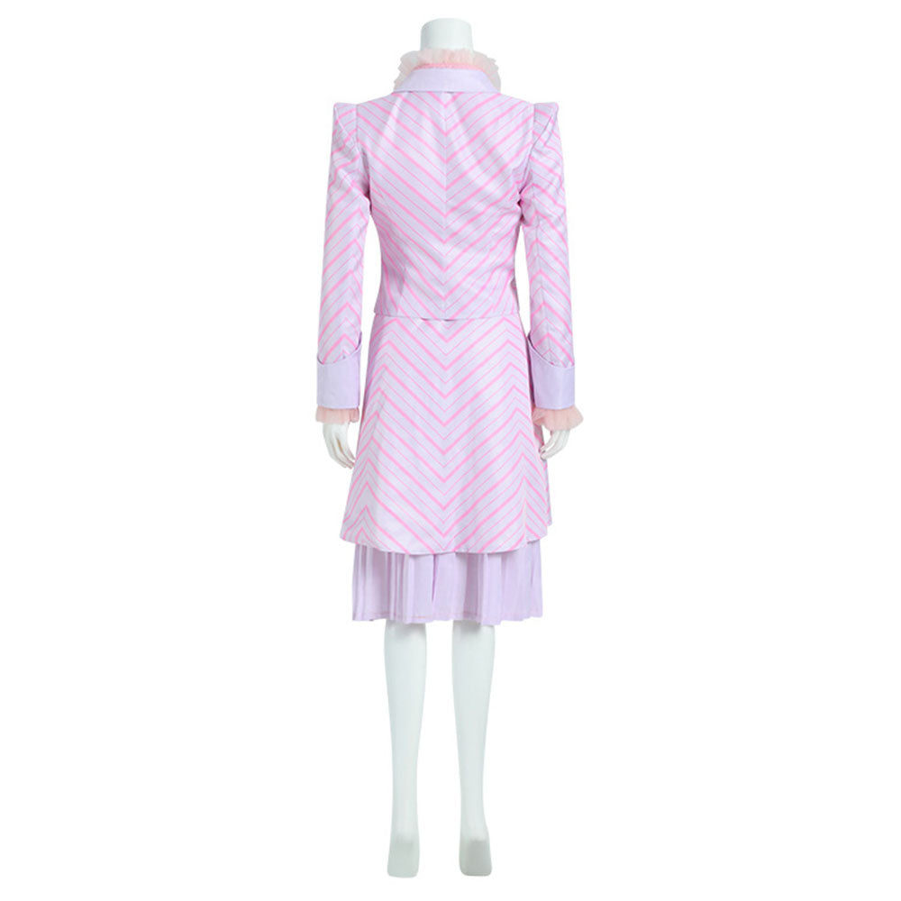 Musical Wicked Costumes Glinda Cosplay Pink full Outfits for Women and Kids