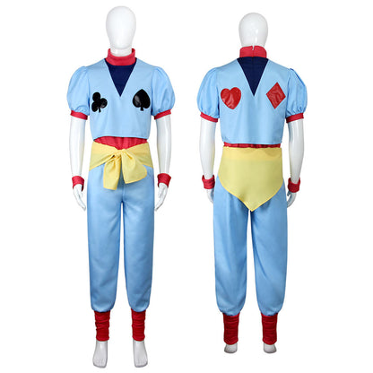 HUNTER×HUNTER Costumes Hisoka Cosplay Black and Blue Costume Full Outfit Men Halloween