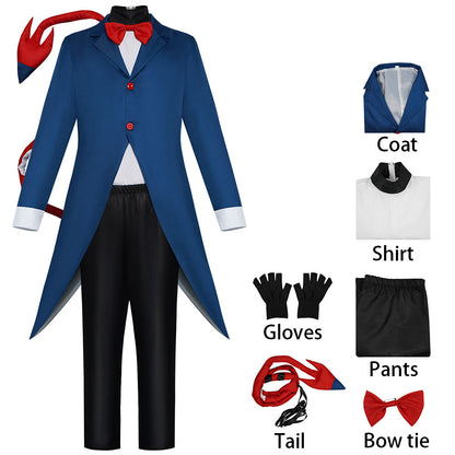 Hazbin Hotel Moxxie Knolastname Cosplay Costume full Outfit for Men and Kids Halloween