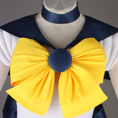 Anime Sailor Moon Costume Tenou Haruka Sailor Uranus Fighting Cosplay Outfit and Accessories Women and Kids Halloween