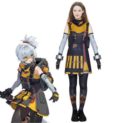 Game Zenless Zone Zero Costume Soldier #11 OBOLS Squad Cosplay Full Outfit Women Halloween