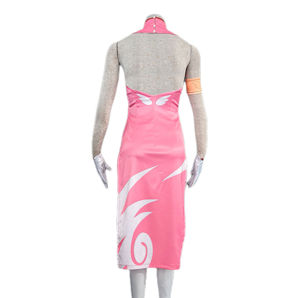 Anime Naruto Mobile Sakura Cheongsam Dress Women Kids Halloween