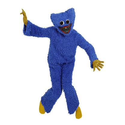 Game Poppy Playtime Costume Huggy Wuggy Blue Pink Cosplay Jumpsuit for Adults and Kids