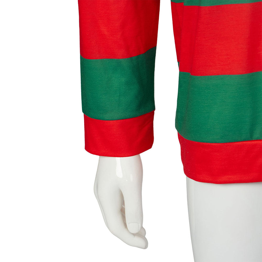 A Nightmare on Elm Street Costumes Freddy Krueger Cosplay Shirt for Men Halloween