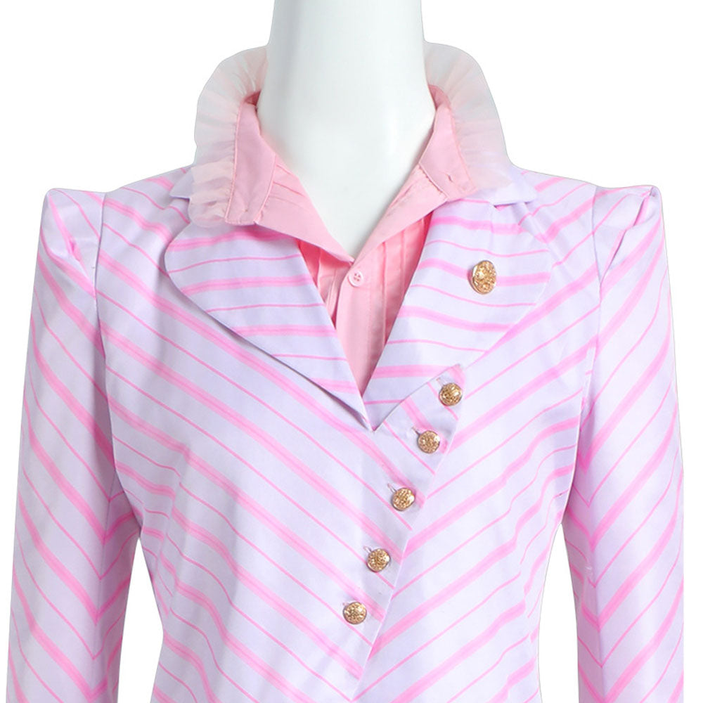Musical Wicked Costumes Glinda Cosplay Pink full Outfits for Women and Kids