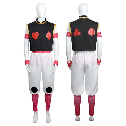 HUNTER×HUNTER Costumes Hisoka Cosplay Black and Blue Costume Full Outfit Men Halloween