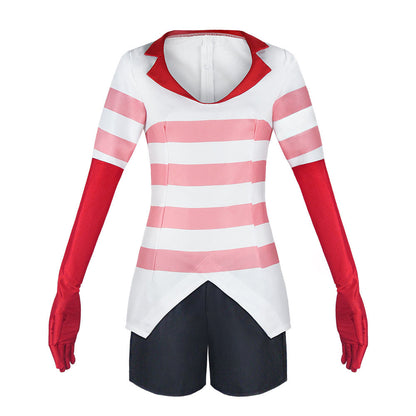 Hazbin Hotel Angel Dust Cosplay Costume full Outfit for Women Halloween