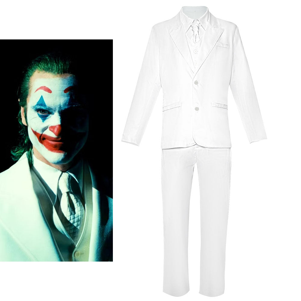 Joker 2 Joker Folie a Deux Costume Arthur Fleck Cosplay White Wedding ...