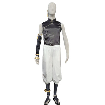 Anime Inspired Mobile Game Desert Ninja Sand Warrior Cosplay Costume Outfit for Men Kids Halloween