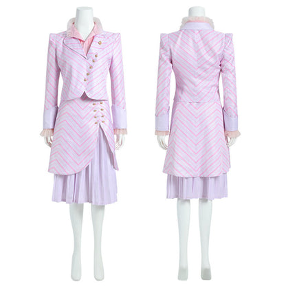 Musical Wicked Costumes Glinda Cosplay Pink full Outfits for Women and Kids