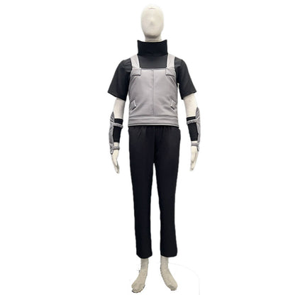 Anime Shadow Ninja Black Ops Cosplay Costume for Men Kids Halloween