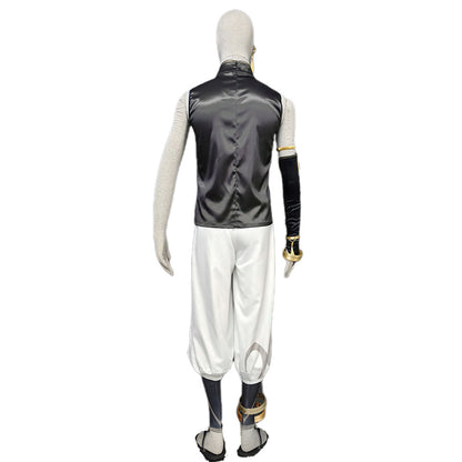 Anime Inspired Mobile Game Desert Ninja Sand Warrior Cosplay Costume Outfit for Men Kids Halloween