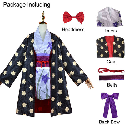 Anime Ghost Island Archaeologist Lady Costume Full Outfit for Women Halloween