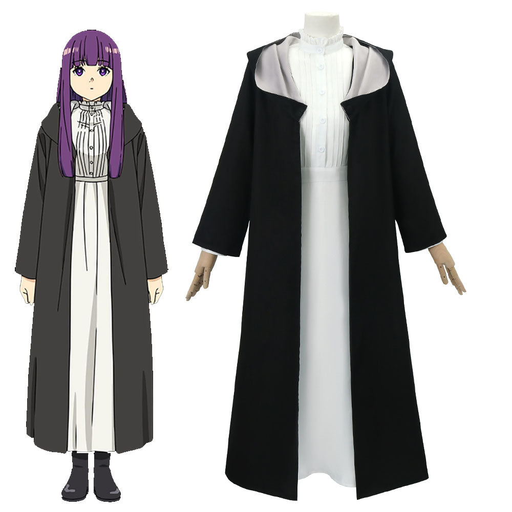 Anime Frieren: Beyond Journey's End Costume Fern Cosplay Hoodies Coat ...