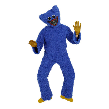 Game Poppy Playtime Costume Huggy Wuggy Blue Pink Cosplay Jumpsuit for Adults and Kids