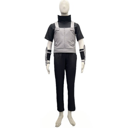 Anime Shadow Ninja Black Ops Cosplay Costume for Men Kids Halloween