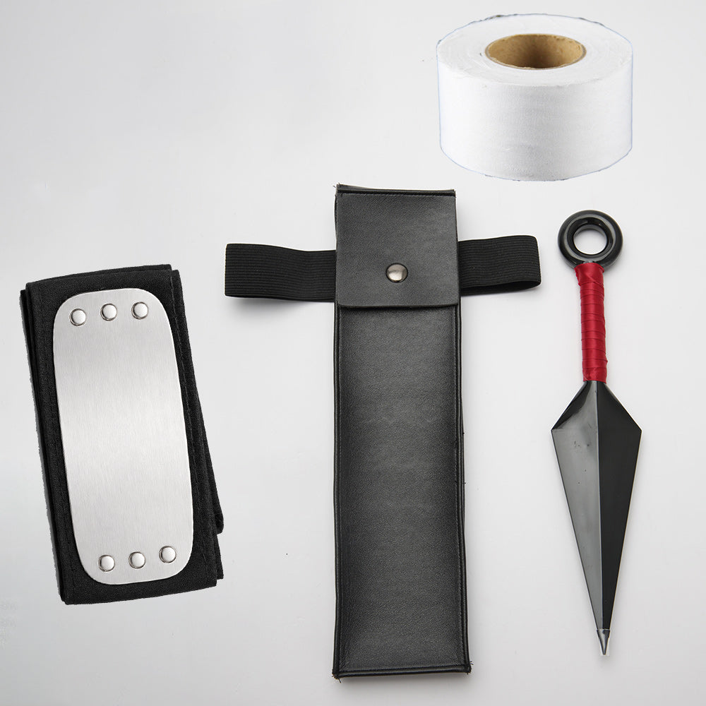 Anime Leaf Village Ninja Leg Bag Kunai Cosplay Accessories