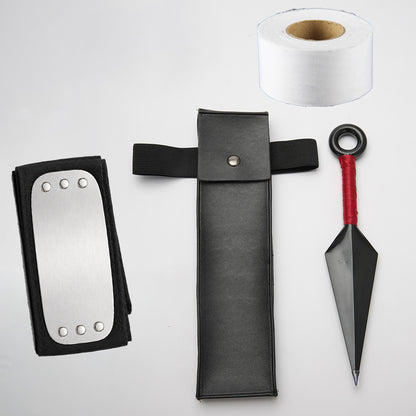 Anime Leaf Village Ninja Leg Bag Kunai Cosplay Accessories