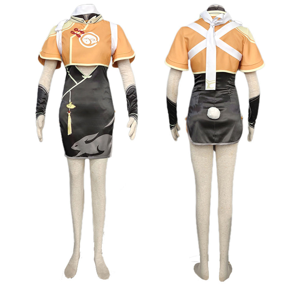Anime Fourth Earth Village Leader Mobile Game Style Cosplay Costume for Women Kids