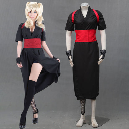 Anime Giant Fan Master Girl Sand Ninja Exam Cosplay Cosutme Outfit for Women Kids