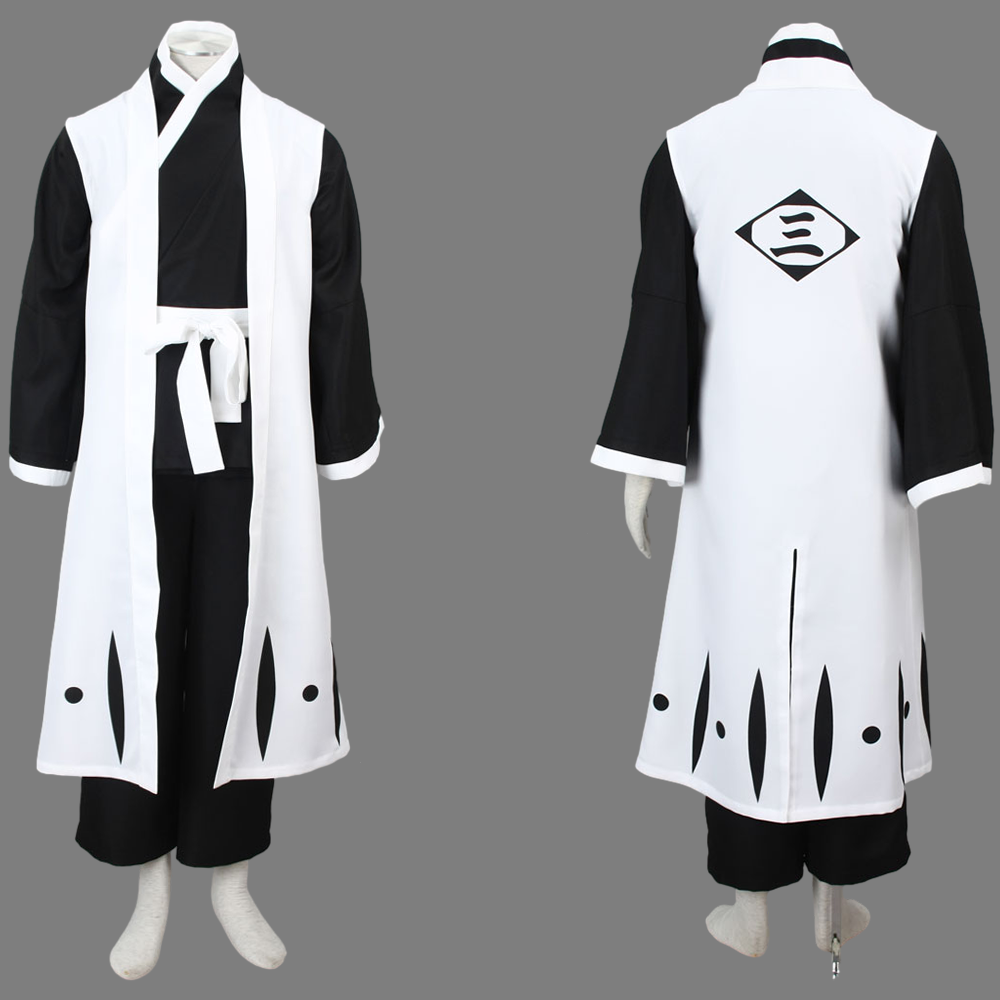 Anime White Haori Healer Swordswoman Cosplay Costume Set for Men and Kids