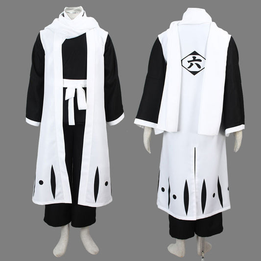 Anime Soul Warrior White Scarf Noble Swordsman Cosplay Costume for Men Kids