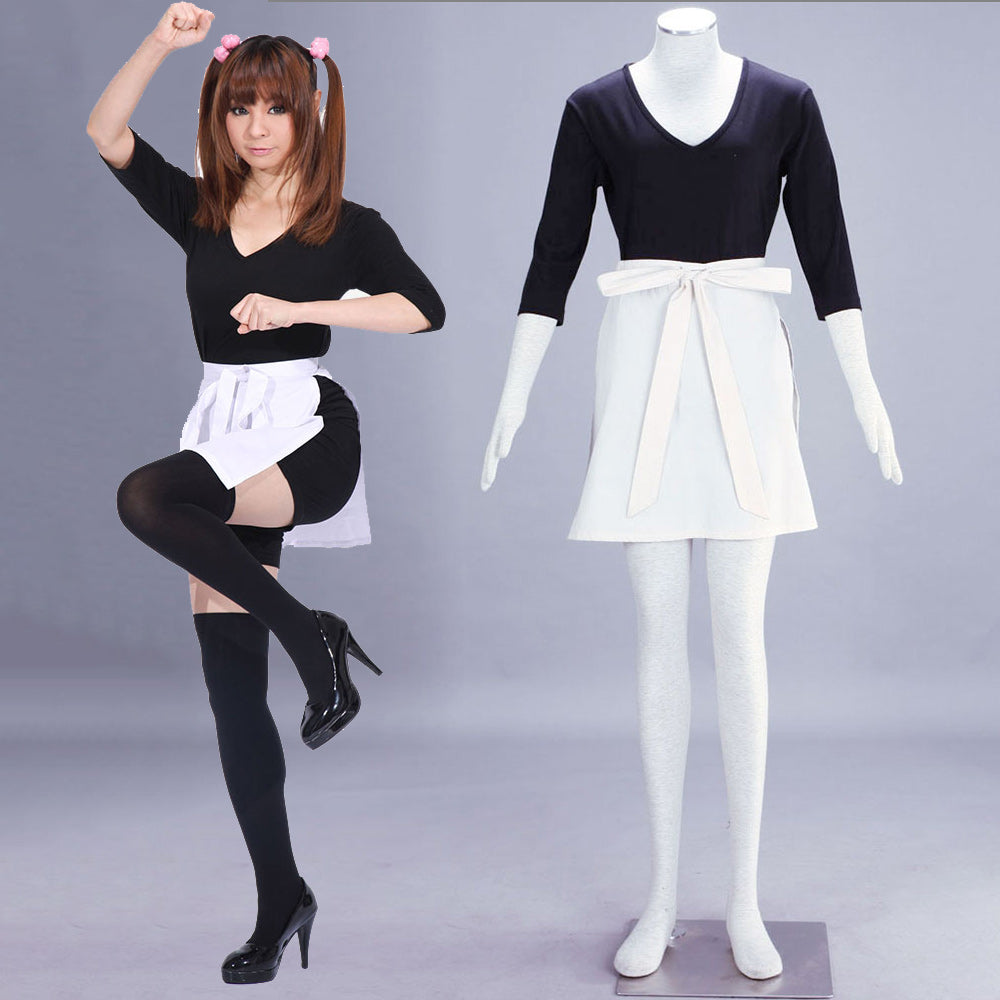 Anime Short Hair Healing Girl Ninja Cosplay Costume Outfit for Women Kids