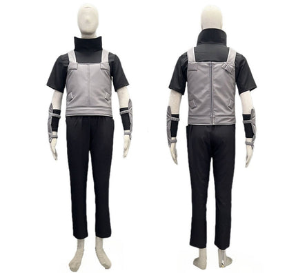 Anime Shadow Ninja Black Ops Cosplay Costume for Men Kids Halloween