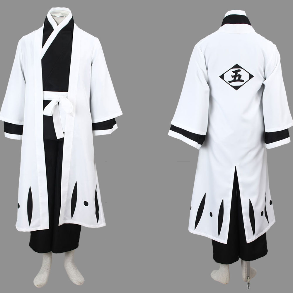 Anime White Haori Illusion Swordsman Cosplay Costume Set for Men and Kids