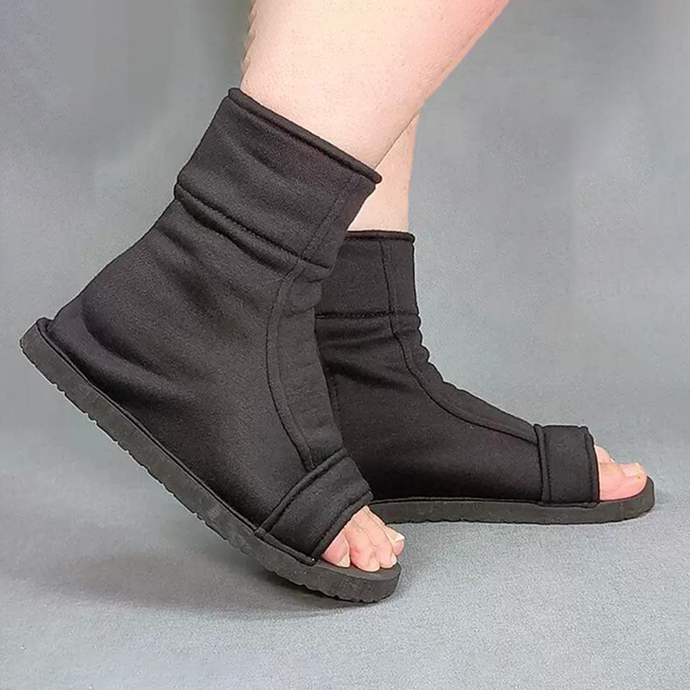 Anime Ninja Sandal Boots Open Toe Cosplay Shoes for Adults Kids Halloween