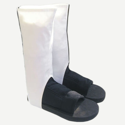 Anime Dark Ninja Open Toe Sandal Boots Cosplay Shoes for Adults Kids