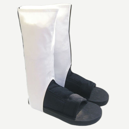 Anime Dark Ninja Open Toe Sandal Boots Cosplay Shoes for Adults Kids