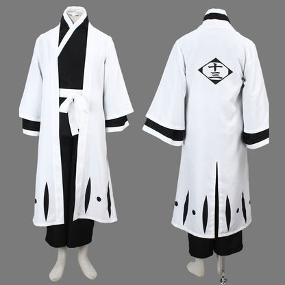 Anime Soul Warrior White Haori Twin Sword Cosplay Costume for Men and Kids
