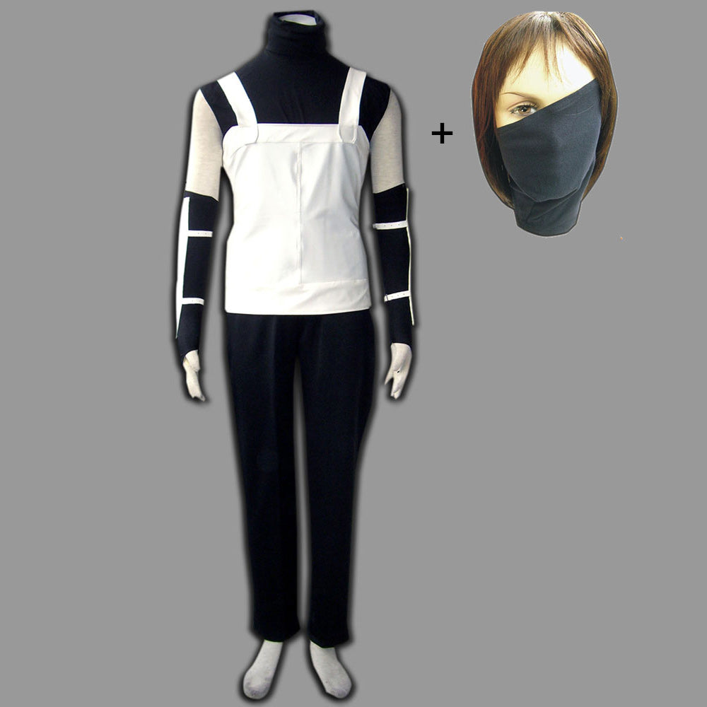 Anime Village Copy Ninja Black Ops Style Cosplay Costume with Mask Men Kids Halloween