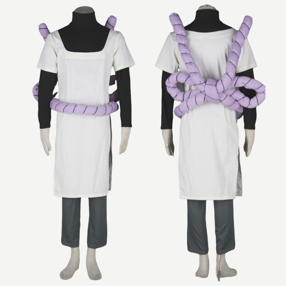 Anime Snake Sage Cosplay Costume with Huge Purple Rope for Men Kids