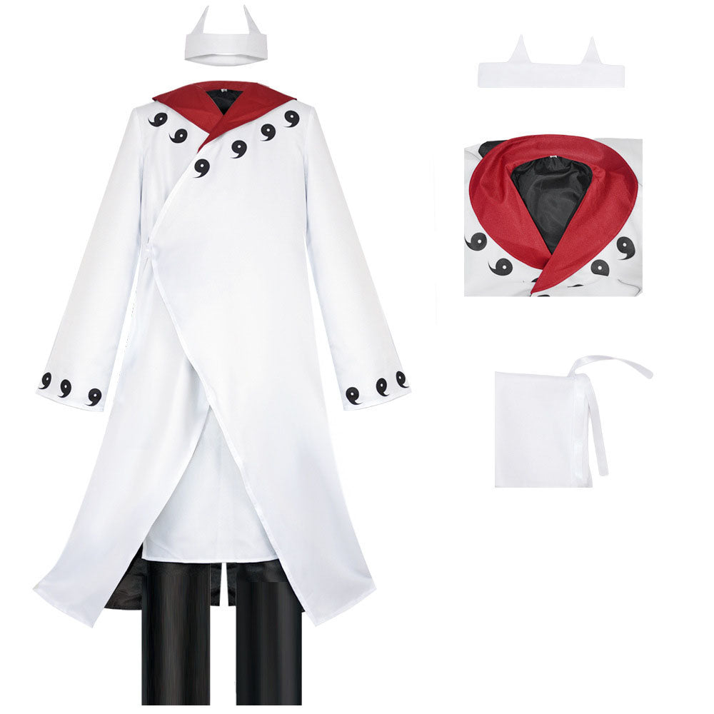 Anime Naruto Shippuden Costume Uchiha Madara The Sage of the Six Paths Style Cosplay Cloak