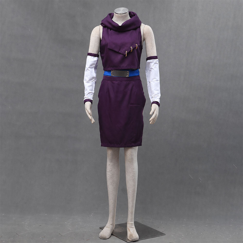 Anime Village Mind Controlling Ninja Girl Cosplay Costume Outfit for Women and Kids