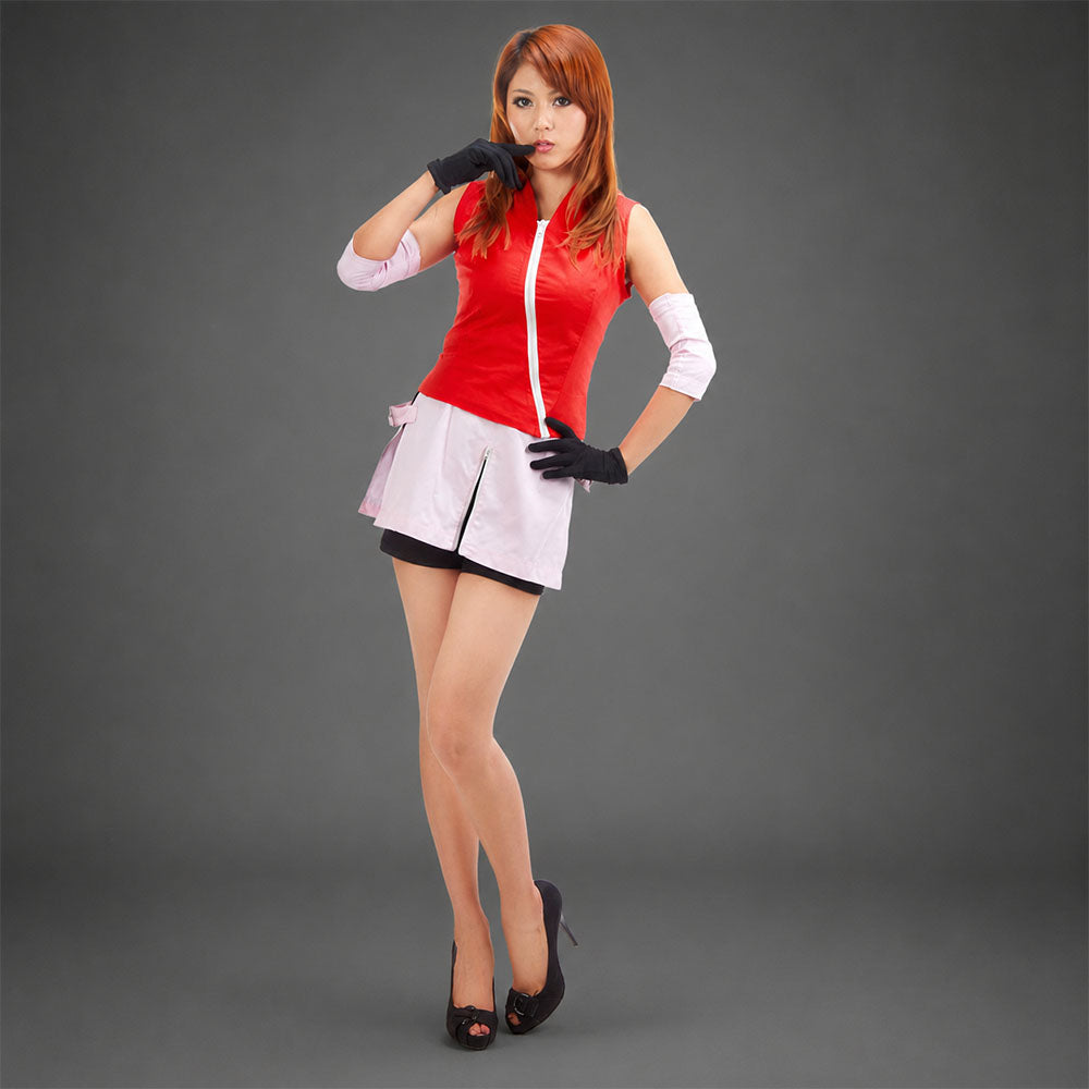 Anime Inspired Pink Medical Ninja Cosplay Costume for Women Kids Halloween