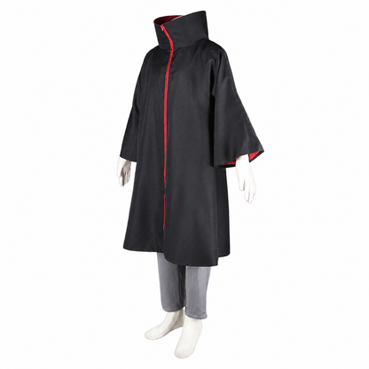 Red Clouds Option-Anime Five Hearts Warrior Ninja Cosplay Cosume Cloak with Full Mask for Adults Kids