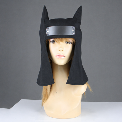 Anime Sand Puppet Master Ninja Cosplay Costume Black Hooded Jumpsuit full Outfit Men Kids