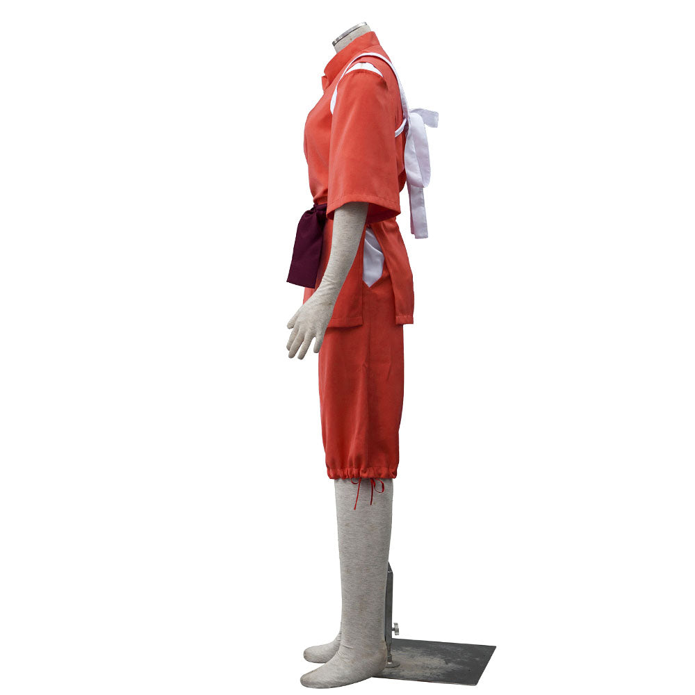 Fantasy Spirit Realm Apprentice Costume Red Worker Outfit for Women Kids Halloween