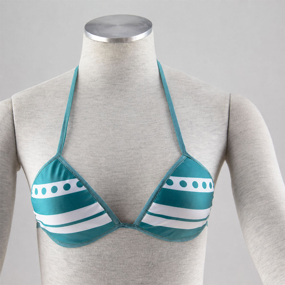 Anime Pirate Timeskip Navigator Swimsuit Costume Set with Accessories for Women