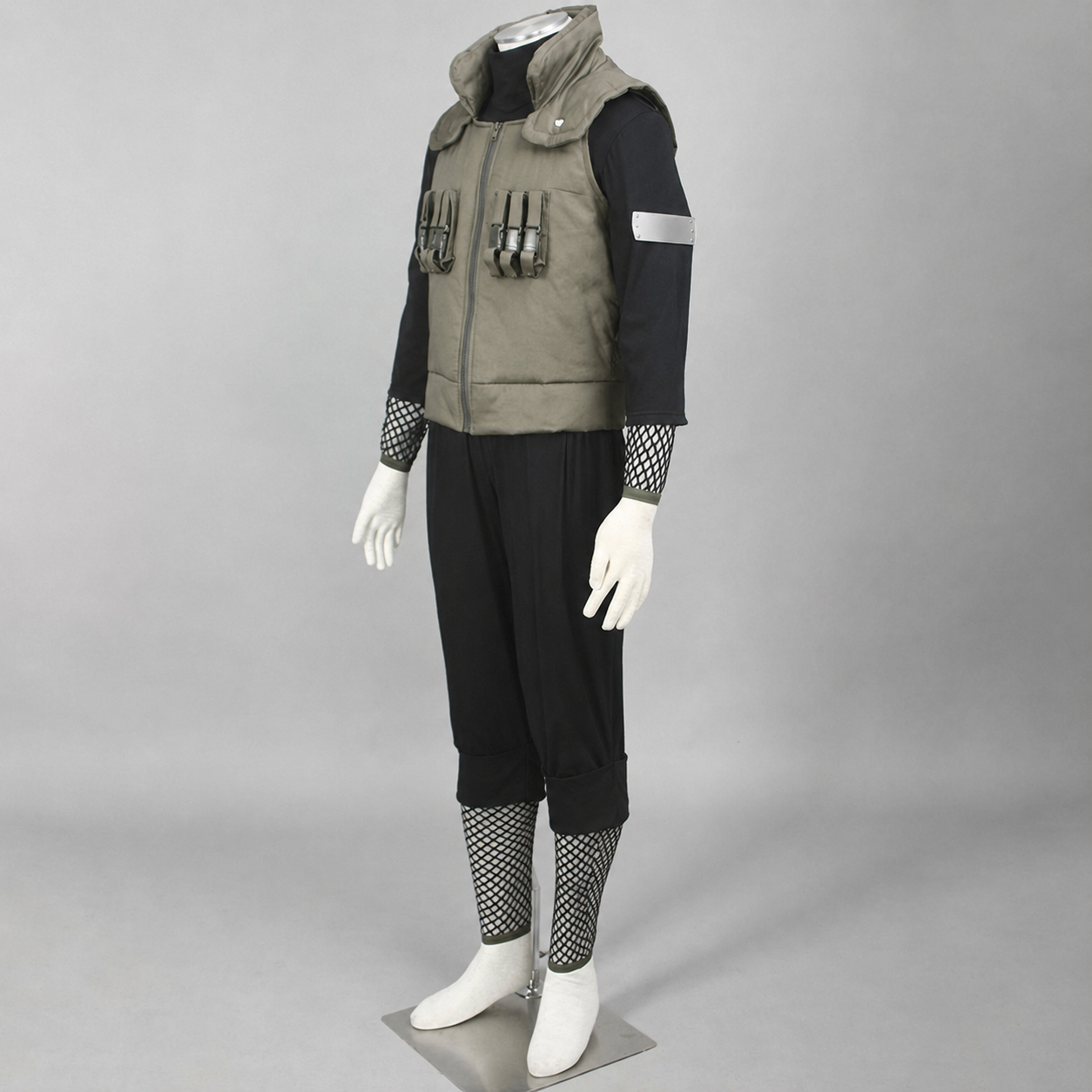 Anime Tactical Shadow Jutsu Ninja Cosplay Costume for Men Kids Halloween