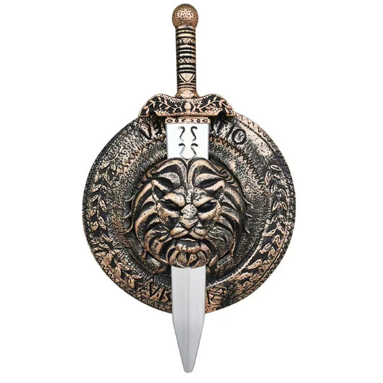 Spartacus Costumes Spartan Warriors Cosplay Full Outfit with Shield Sword For Kids Halloween