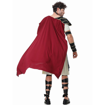 Spartacus Costumes Spartan Warriors Cosplay Full Outfit with Shield Sword For Men Halloween