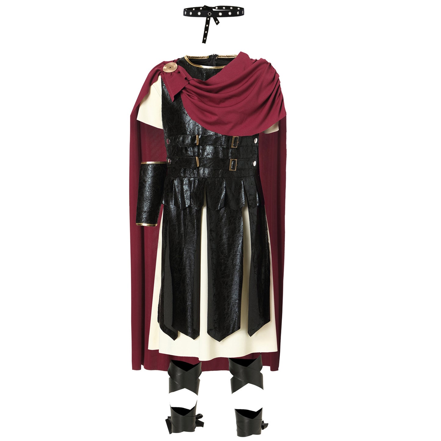 Spartacus Costumes Spartan Warriors Cosplay Full Outfit with Shield Sword For Kids Halloween
